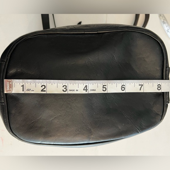 ORTON Black Leather Bucket Bag - Picture 10 of 12